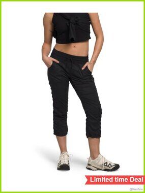 North Face Aphrodite 2.0 Capri Pants Moisture Wicking Water Repellent UPF 40